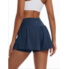 image:imageStelle Women 2 in 1 Running Shorts Flowy Athletic Short with Liner PocketsNavy