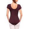 image:imageStelle Womens Ballet Leotard for Dance Scoop Neck Double Lined BodysuitCherry