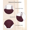 image:imageStelle Womens Ballet Leotard for Dance Scoop Neck Double Lined BodysuitCherry