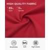 image:imageStelle Womens Ballet Leotard for Dance Scoop Neck Double Lined BodysuitCrimson