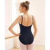 image:imageStelle Womens Ballet Leotard for Dance Scoop Neck Double Lined BodysuitNavy
