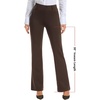 image:imageStelle Womens Bootcut Stretch Dress Work Pants Slacks with Pockets Pull OnCoffee