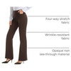 image:imageStelle Womens Bootcut Stretch Dress Work Pants Slacks with Pockets Pull OnCoffee