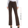 image:imageStelle Womens Bootcut Stretch Dress Work Pants Slacks with Pockets Pull OnCoffee