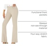 image:imageStelle Womens Bootcut Stretch Dress Work Pants Slacks with Pockets Pull OnDune