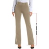 image:imageStelle Womens Bootcut Stretch Dress Work Pants Slacks with Pockets Pull OnGrey Khaki