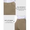 image:imageStelle Womens Bootcut Stretch Dress Work Pants Slacks with Pockets Pull OnGrey Khaki