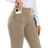 image:imageStelle Womens Bootcut Stretch Dress Work Pants Slacks with Pockets Pull OnGrey Khaki