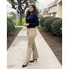 image:imageStelle Womens Bootcut Stretch Dress Work Pants Slacks with Pockets Pull OnGrey Khaki