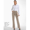 image:imageStelle Womens Bootcut Stretch Dress Work Pants Slacks with Pockets Pull OnGrey Khaki