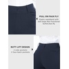 image:imageStelle Womens Bootcut Stretch Dress Work Pants Slacks with Pockets Pull OnNavy