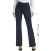 image:imageStelle Womens Bootcut Stretch Dress Work Pants Slacks with Pockets Pull OnNavy