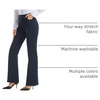 image:imageStelle Womens Bootcut Stretch Dress Work Pants Slacks with Pockets Pull OnNavy