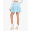 image:imageStelle Womens Casual Skater Skirt Flared Pleated Mini Skort with ShortsBaby Blue