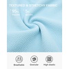 image:imageStelle Womens Casual Skater Skirt Flared Pleated Mini Skort with ShortsBaby Blue
