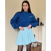 image:imageStelle Womens Casual Skater Skirt Flared Pleated Mini Skort with ShortsBaby Blue