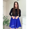 image:imageStelle Womens Casual Skater Skirt Flared Pleated Mini Skort with ShortsCobalt Blue