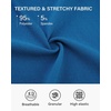 image:imageStelle Womens Casual Skater Skirt Flared Pleated Mini Skort with ShortsElectric Blue
