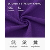 image:imageStelle Womens Casual Skater Skirt Flared Pleated Mini Skort with ShortsPurple