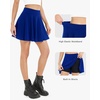 image:imageStelle Womens Casual Skater Skirt Flared Pleated Mini Skort with ShortsRoyal Blue