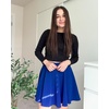 image:imageStelle Womens Casual Skater Skirt Flared Pleated Mini Skort with ShortsRoyal Blue