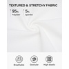 image:imageStelle Womens Casual Skater Skirt Flared Pleated Mini Skort with ShortsWhite