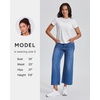 image:imageStelle Womens Cotton Crewneck T Shirt Short Sleeve Basic Tees Summer TopsWhite