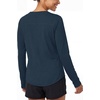 image:imageStelle Womens Long Sleeve Sun Shirts Quick Dry Workout TopDark Blue
