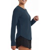 image:imageStelle Womens Long Sleeve Sun Shirts Quick Dry Workout TopDark Blue