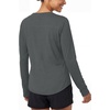 image:imageStelle Womens Long Sleeve Sun Shirts Quick Dry Workout TopDark Grey