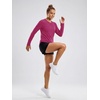 image:imageStelle Womens Long Sleeve Sun Shirts Quick Dry Workout TopFuchsia