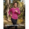 image:imageStelle Womens Long Sleeve Sun Shirts Quick Dry Workout TopFuchsia