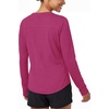 image:imageStelle Womens Long Sleeve Sun Shirts Quick Dry Workout TopFuchsia