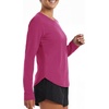 image:imageStelle Womens Long Sleeve Sun Shirts Quick Dry Workout TopFuchsia