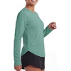 image:imageStelle Womens Long Sleeve Sun Shirts Quick Dry Workout TopSage Green