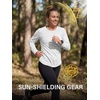 image:imageStelle Womens Long Sleeve Sun Shirts Quick Dry Workout TopWhite