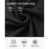 image:imageStelle Womens Modal Soft Crewneck Short Sleeve T Shirts Basic TeesBlack