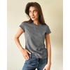 image:imageStelle Womens Modal Soft Crewneck Short Sleeve T Shirts Basic TeesDark Grey