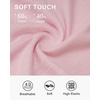 image:imageStelle Womens Modal Soft Crewneck Short Sleeve T Shirts Basic TeesLight Pink