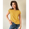image:imageStelle Womens Modal Soft Crewneck Short Sleeve T Shirts Basic TeesMustard