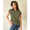 image:imageStelle Womens Modal Soft Crewneck Short Sleeve T Shirts Basic TeesOlive Green