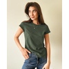 image:imageStelle Womens Modal Soft Crewneck Short Sleeve T Shirts Basic TeesUtility Green