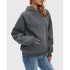 image:imageStelle Womens Oversized Fleece Hoodies Long Sleeve Casual SweatshirtCharcoal
