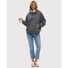 image:imageStelle Womens Oversized Fleece Hoodies Long Sleeve Casual SweatshirtCharcoal