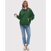 image:imageStelle Womens Oversized Fleece Hoodies Long Sleeve Casual SweatshirtForest Green