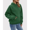 image:imageStelle Womens Oversized Fleece Hoodies Long Sleeve Casual SweatshirtForest Green
