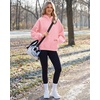 image:imageStelle Womens Oversized Fleece Hoodies Long Sleeve Casual SweatshirtPink