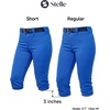image:imageStelle Womens Softball Pants KneeHigh Knickers with Pocket Fastpitch AdultBlue