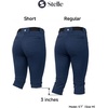 image:imageStelle Womens Softball Pants KneeHigh Knickers with Pocket Fastpitch AdultNavy