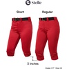 image:imageStelle Womens Softball Pants KneeHigh Knickers with Pocket Fastpitch AdultRed